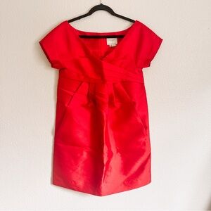 Kate Spade Red Wrap Mini Dress